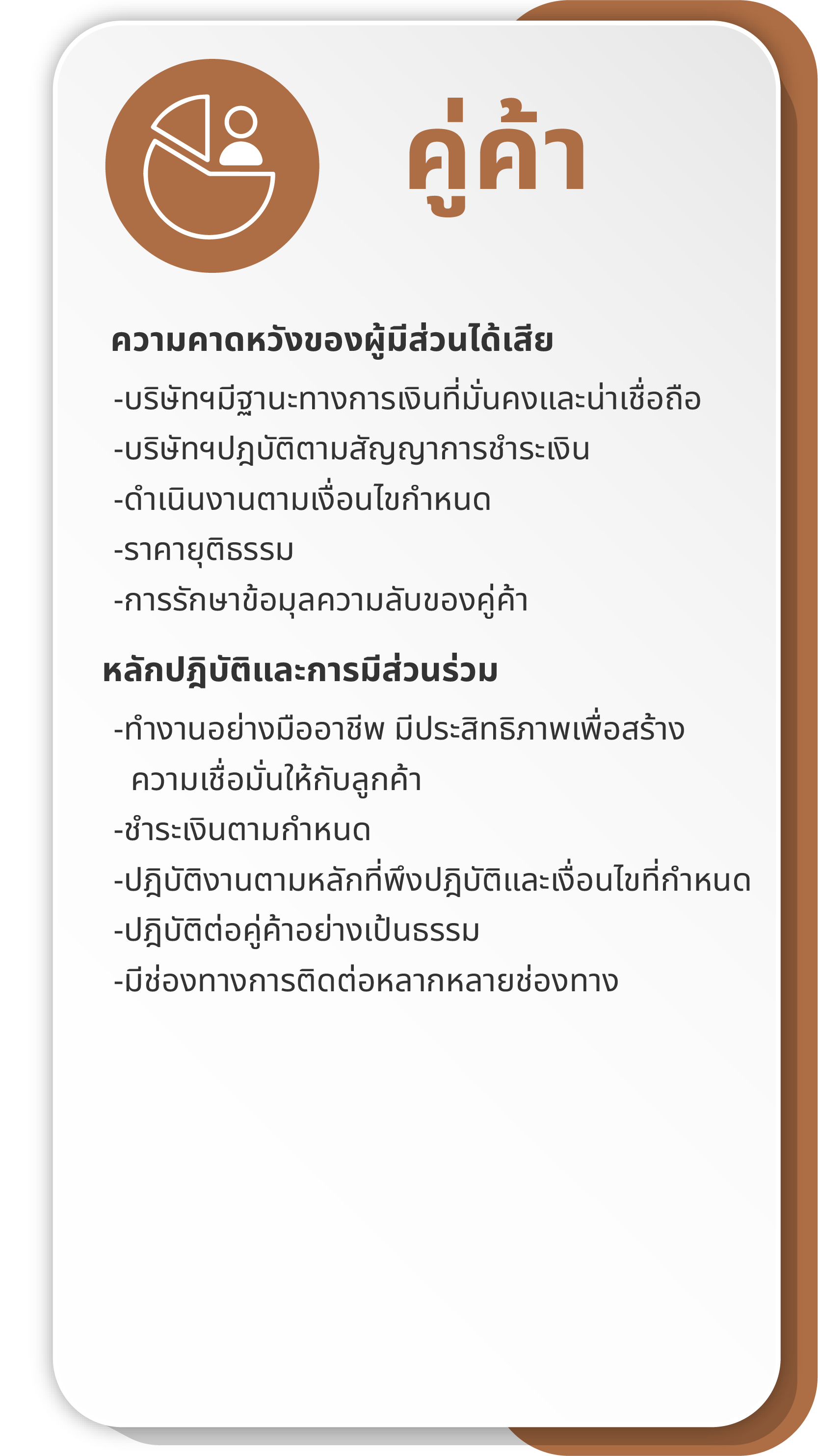 กลุ่มผู้มีส่วนได้เสียในห่วงโซ่คุณค่า 1